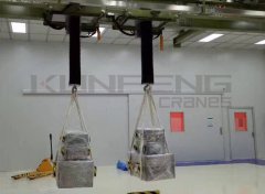 广东发电厂使用洁净起吊机案例