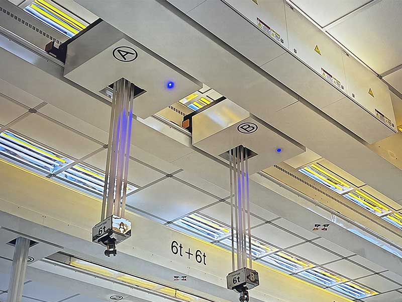 洁净纤维带起重机